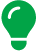 Lightbulb Icon Green